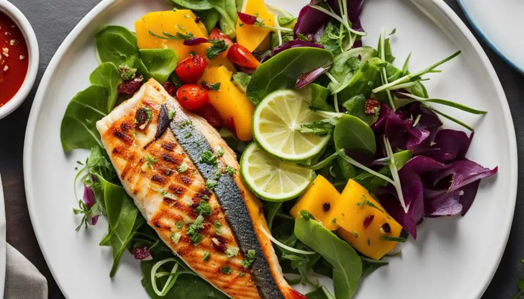 fresh salads for grilled fish