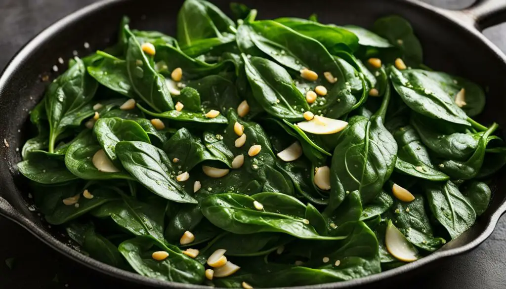 garlic spinach sauté