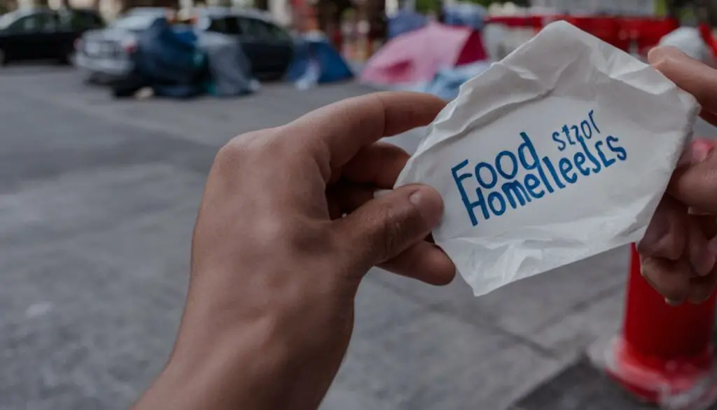 government assistance for food stamps for the homeless