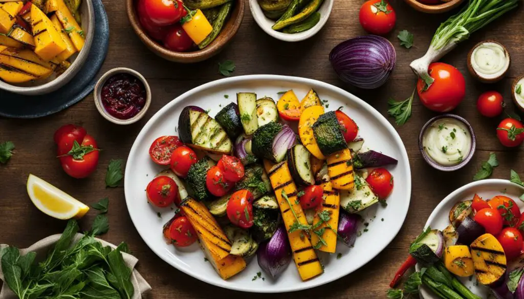 grilled vegetables