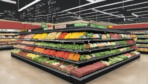 how are grocery stores organized