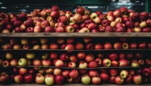 how old are apples in the grocery store