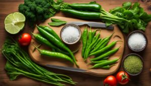 indian green chili substitute