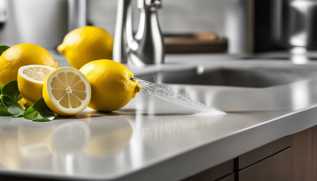 lemon juice household cleaner