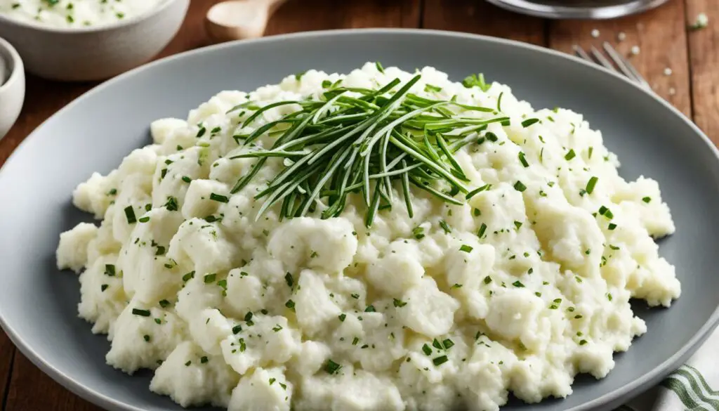 mashed cauliflower