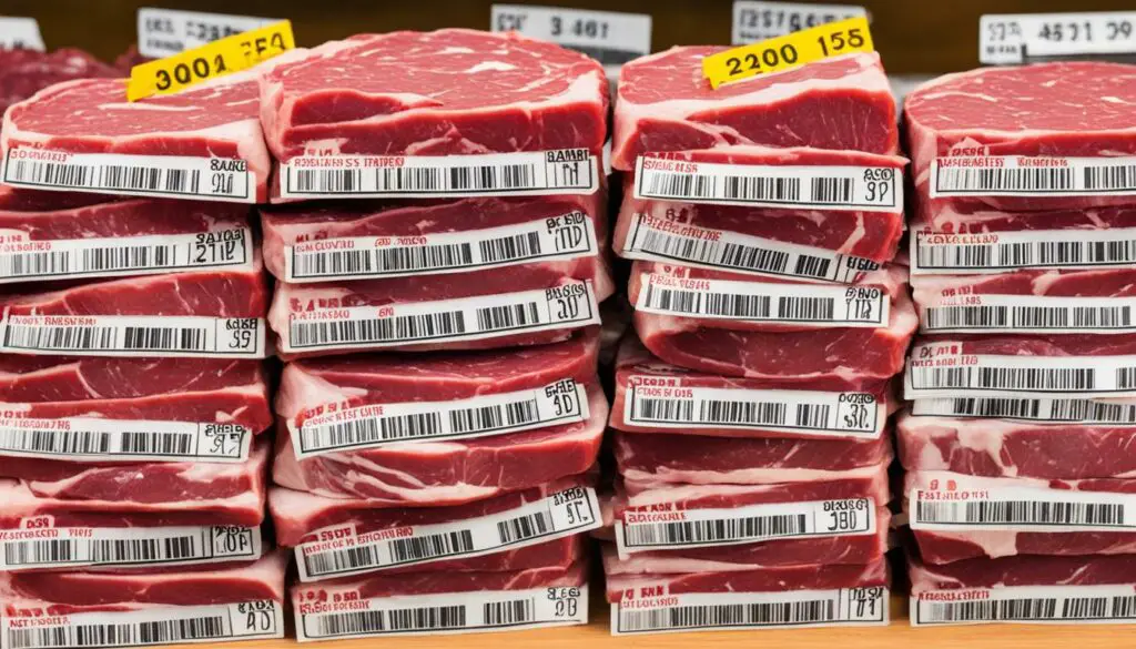 meat discounts at local grocery stores