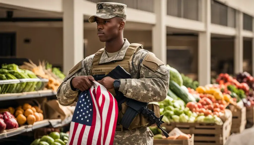military food assistance