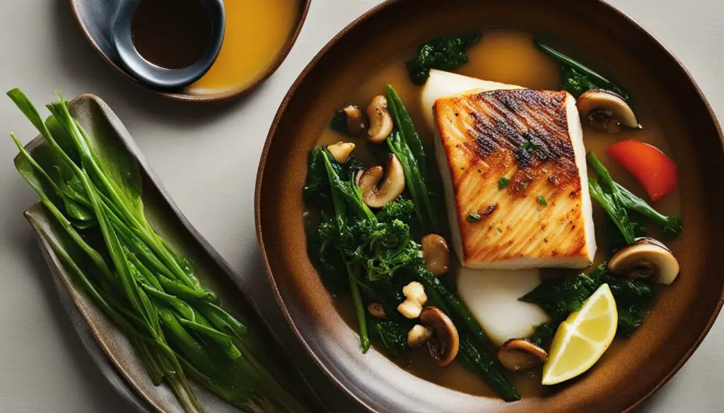 miso cod soup accompaniments