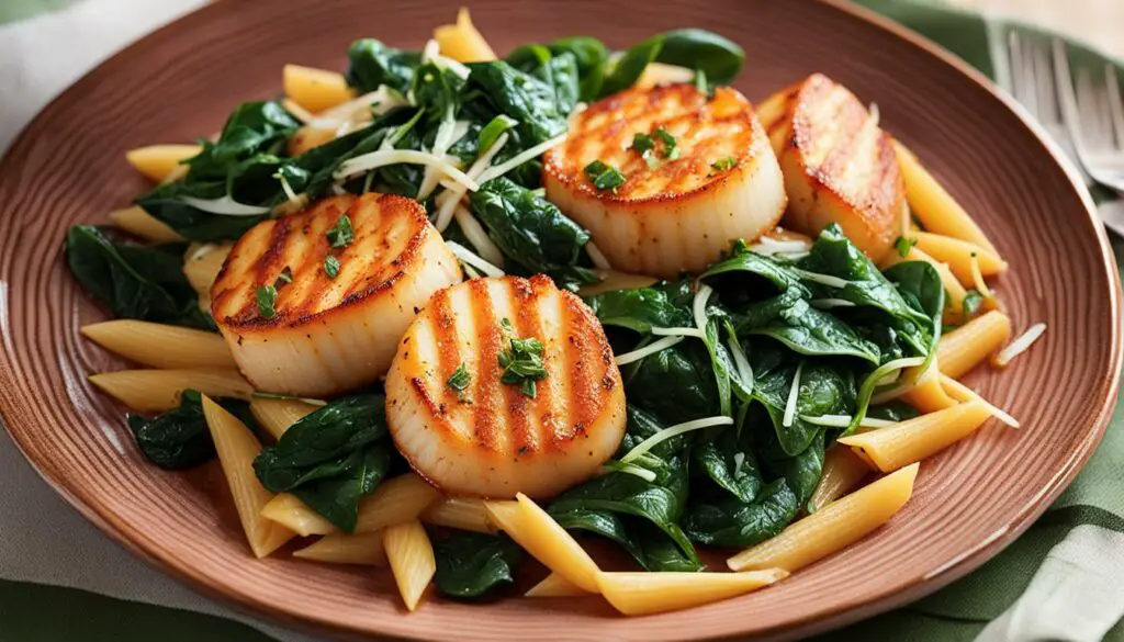 penne alla vodka scallops