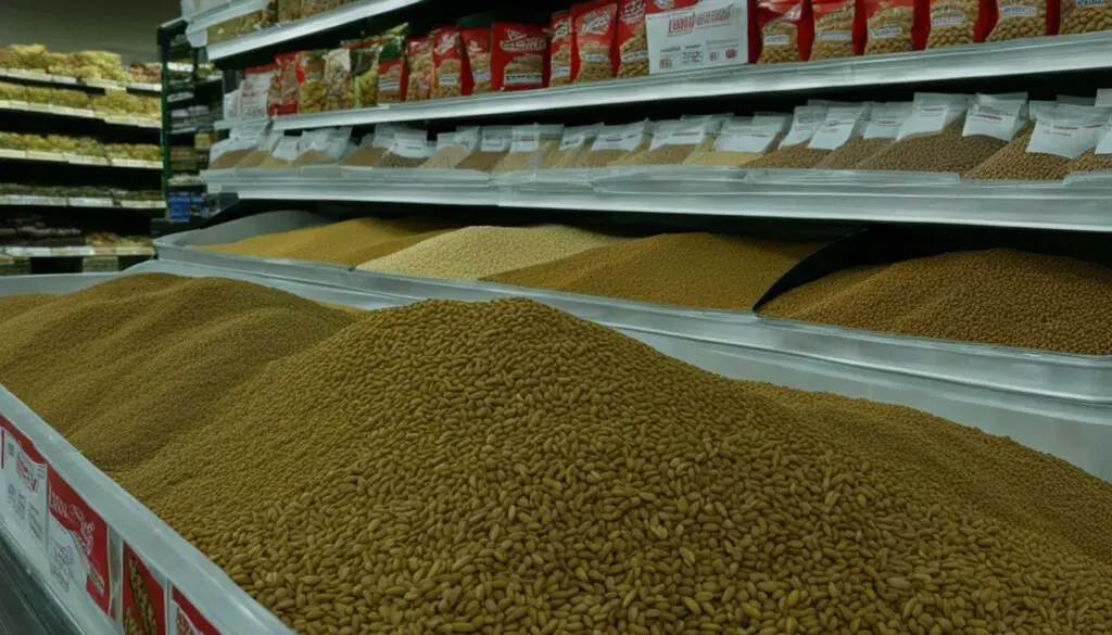 pine nuts in grocery store
