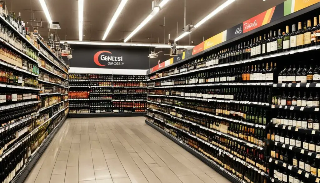 recent trends in grocery store liquor sales