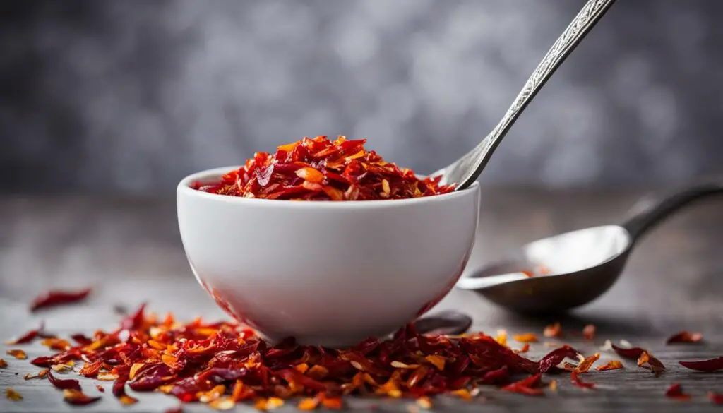 red chili pepper flakes