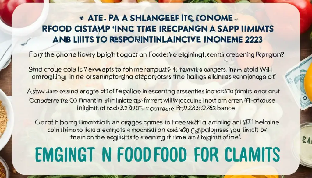 PA Food Stamp Limits 2023 Update