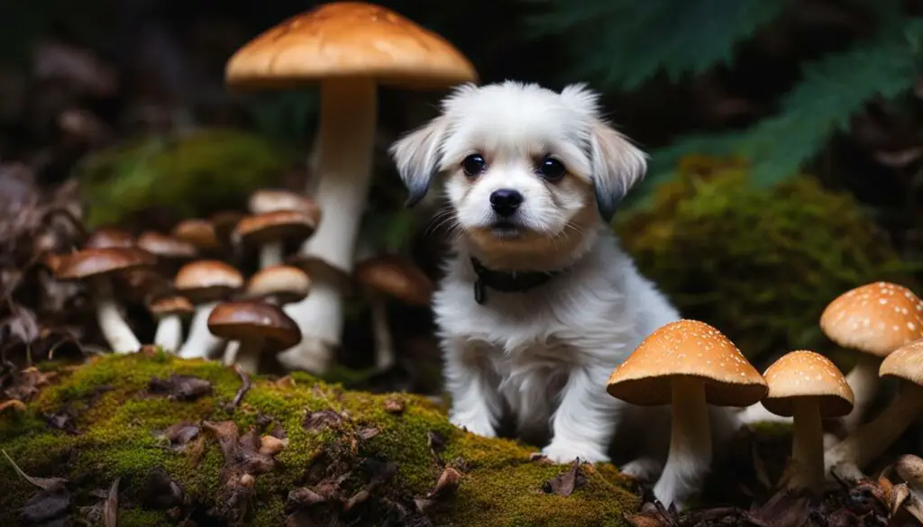 risks of dogs eating wild mushrooms