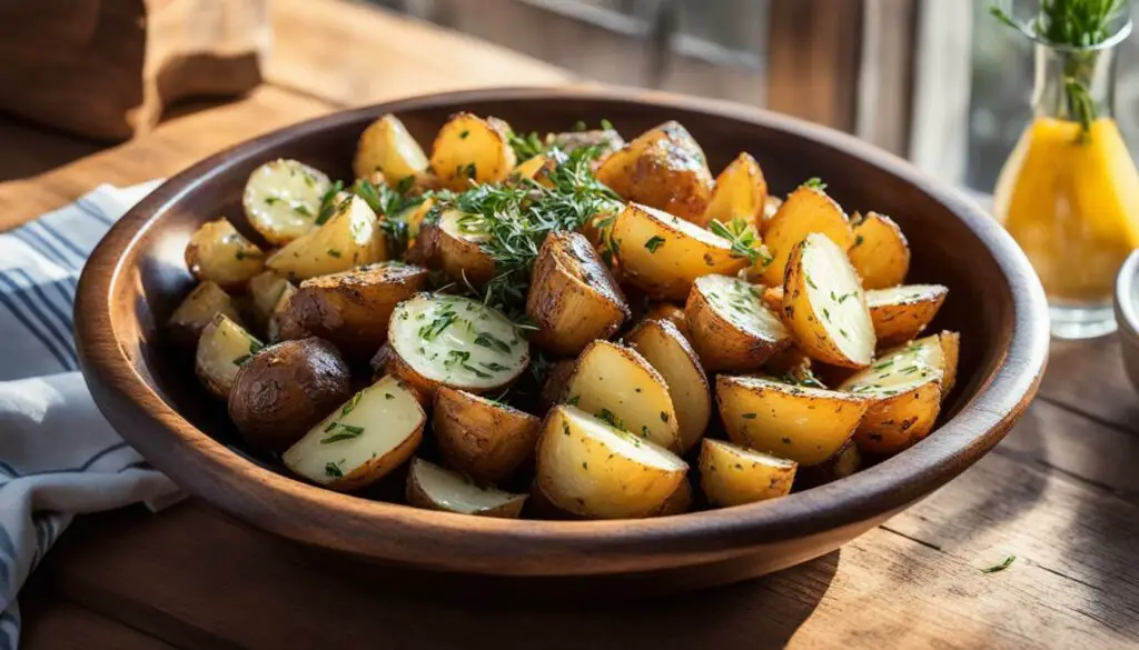 roasted Greek potatoes