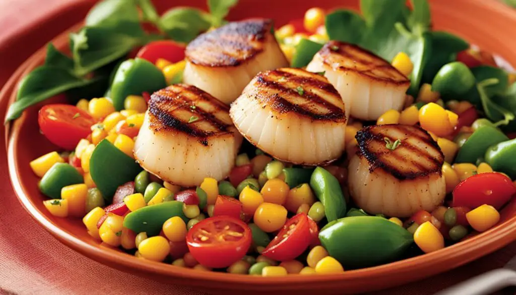 scallops with succotash