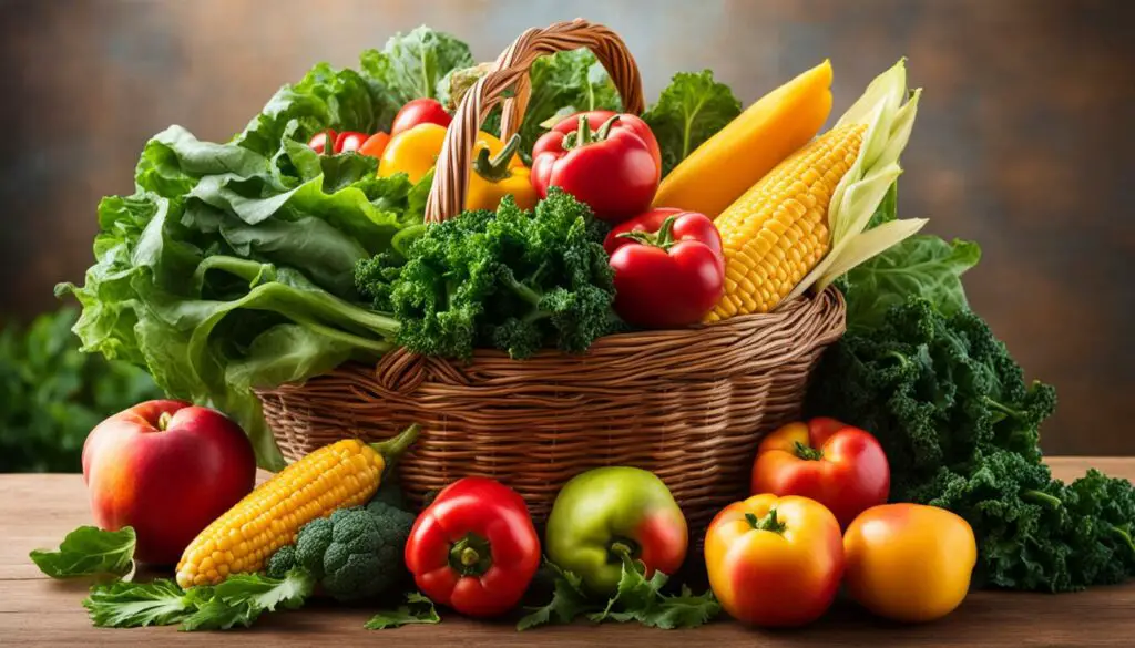 seasonal fruits and vegetables