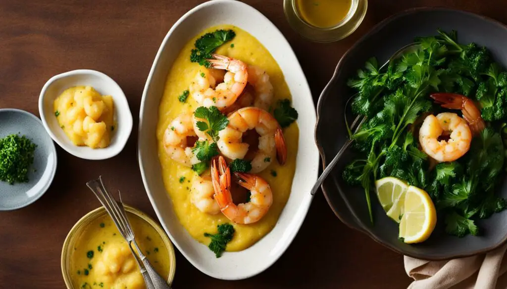 shrimp scampi and polenta