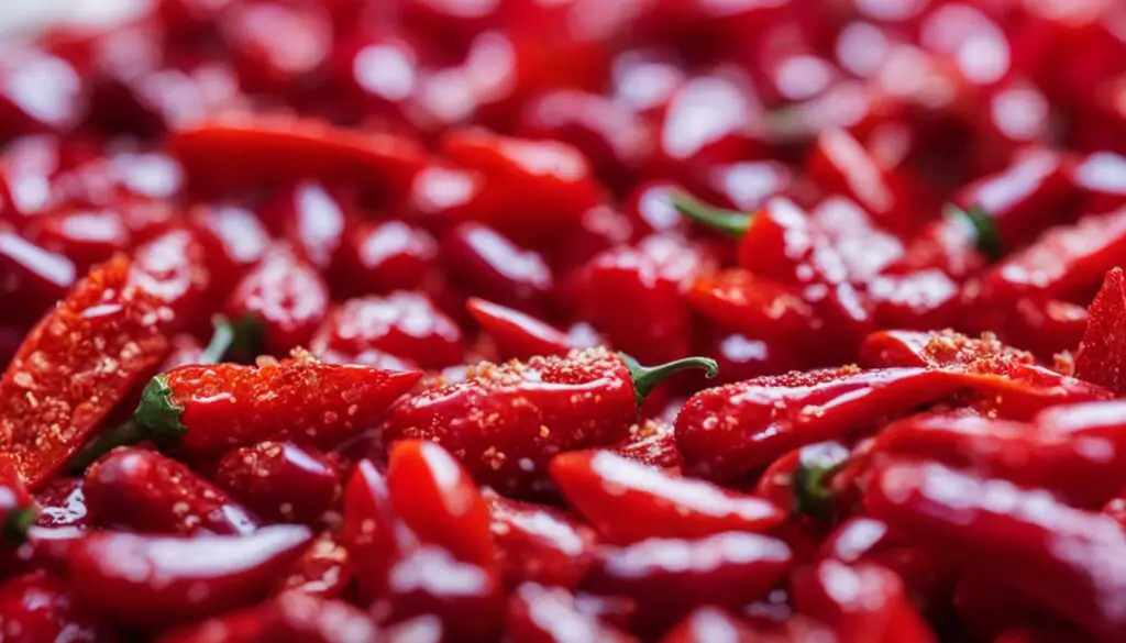 spicy red pepper flakes spicy red pepper flakes