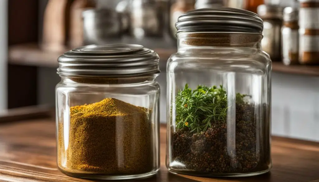 storing homemade Old Bay substitute