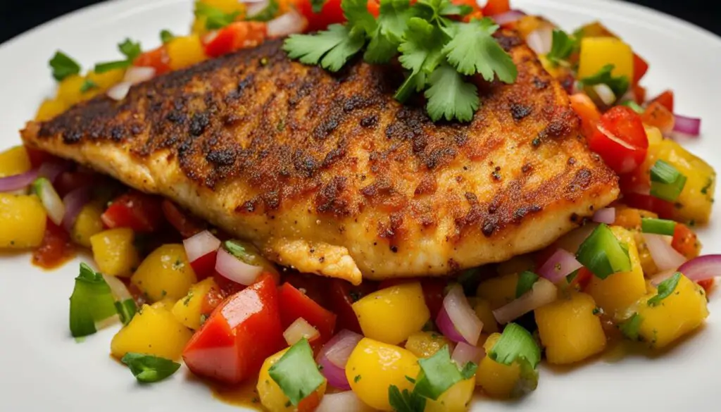 tilapia with salsa