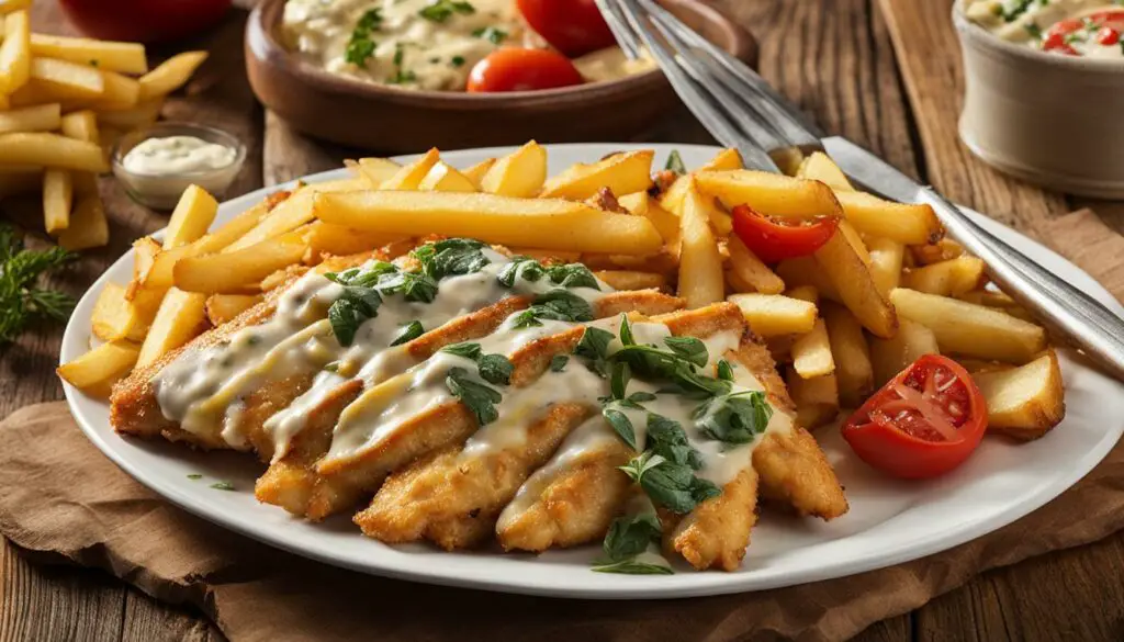 tuscan chicken french fries