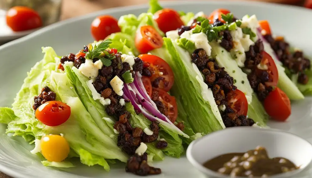 wedge salad and olive tapenade wedge salad and olive tapenade