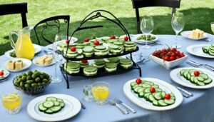 what to serve with cucumber sandwiches