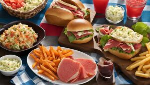 what to serve with ham and cheese sliders