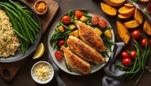 what to serve with parmesan crusted chicken