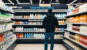 where do I find kefir in the grocery store