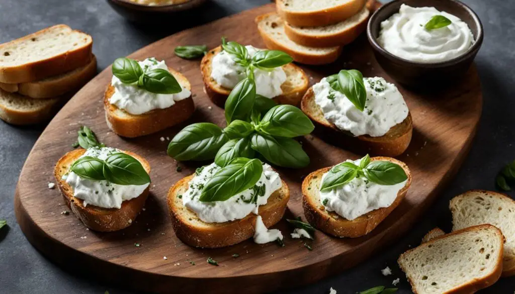 ricotta crostini