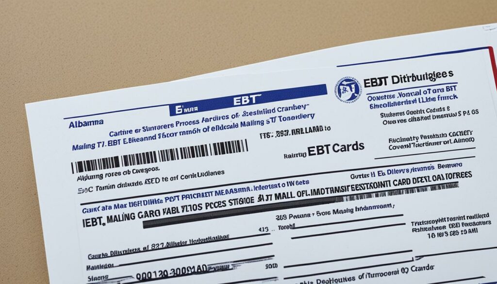EBT Card Distribution Process in Alabama