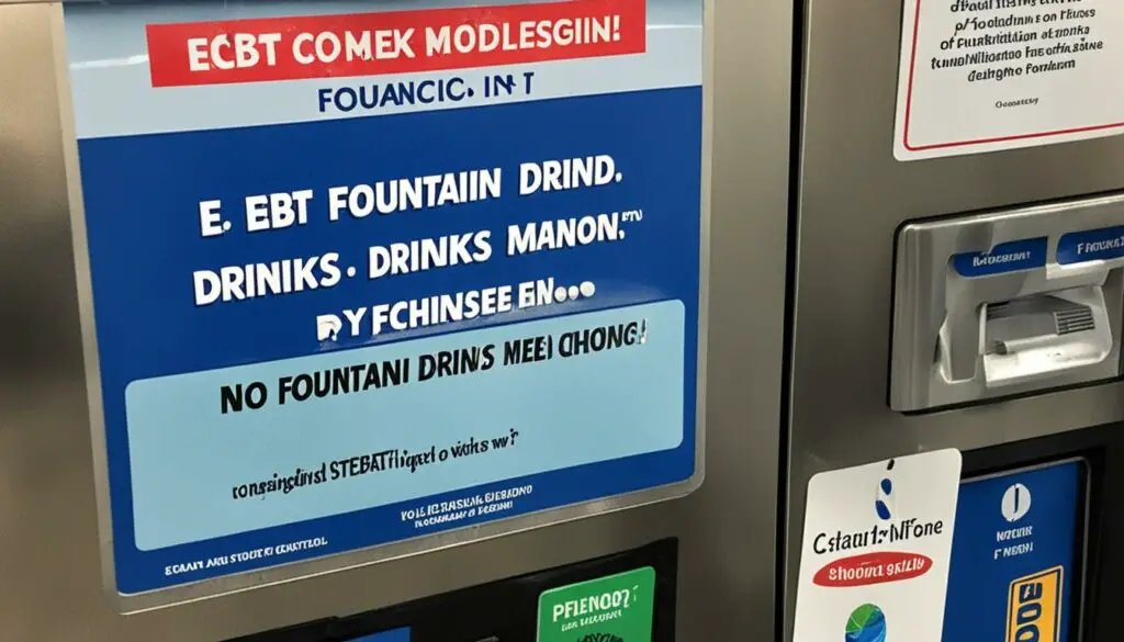 EBT limitations for fountain drink purchases