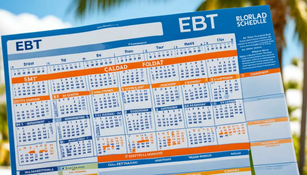 EBT reload schedule for Florida residents