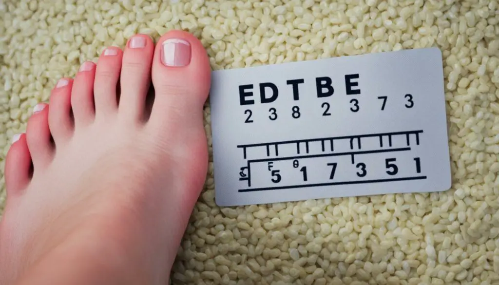 Understanding toe digit in EBT