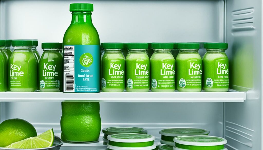 best way to store lime juice