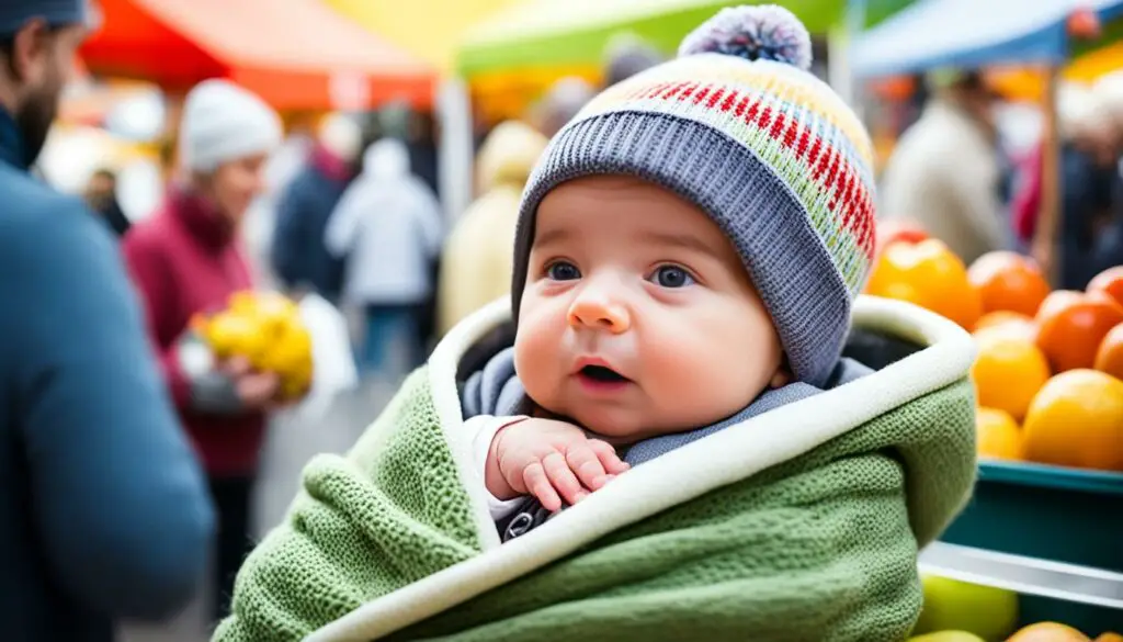 dressing newborn for outdoor outings