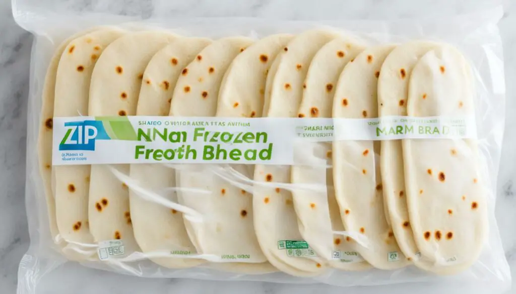 freezing naan bread