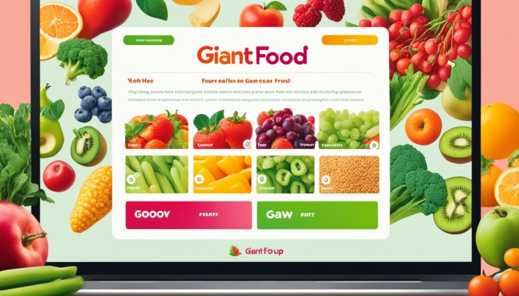 giant food create account
