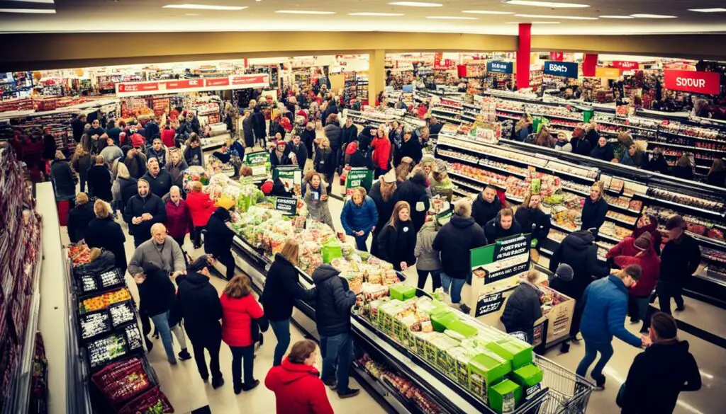 grocery stores participate in black friday