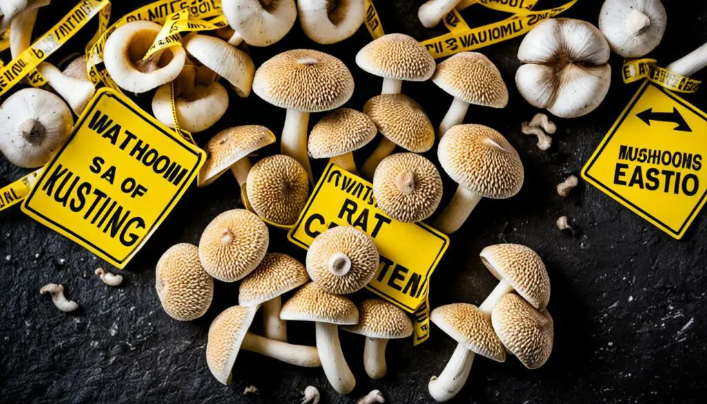 health risks of eating raw mushrooms