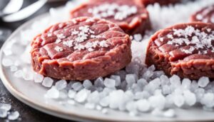 is grocery store meat previously frozen