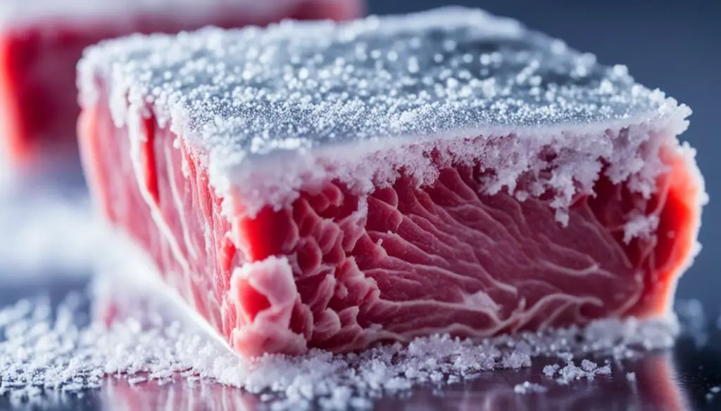 is supermarket meat previously frozen