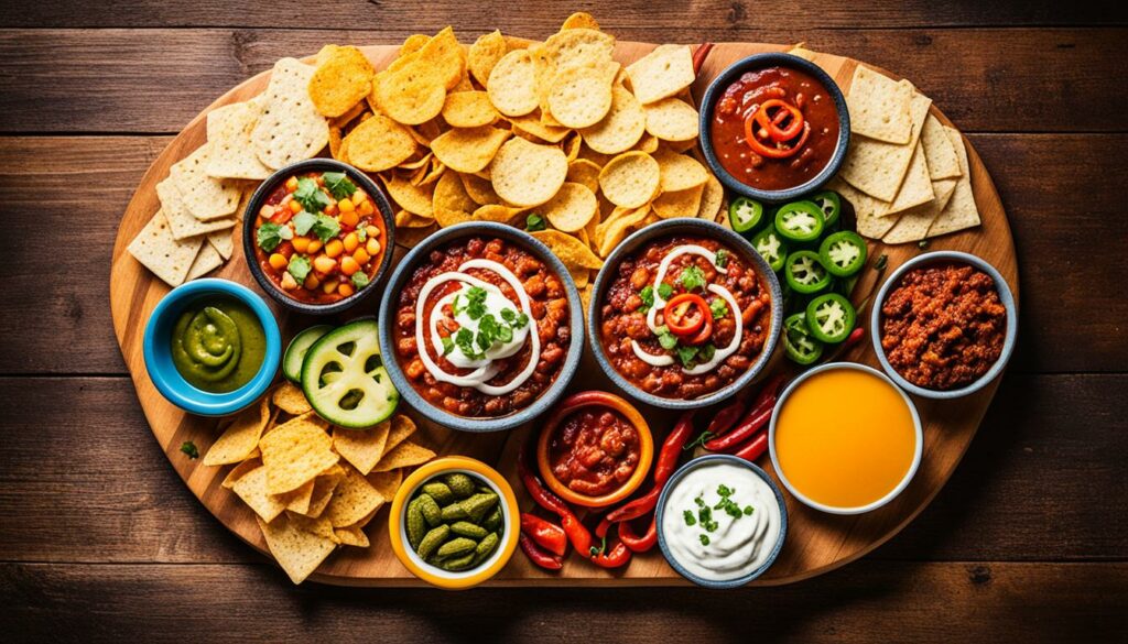 Appetizers with chili