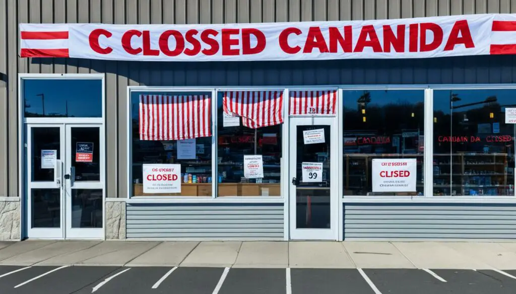 canada day grocery store closures