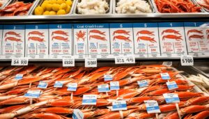 how much do crab legs cost at the grocery store