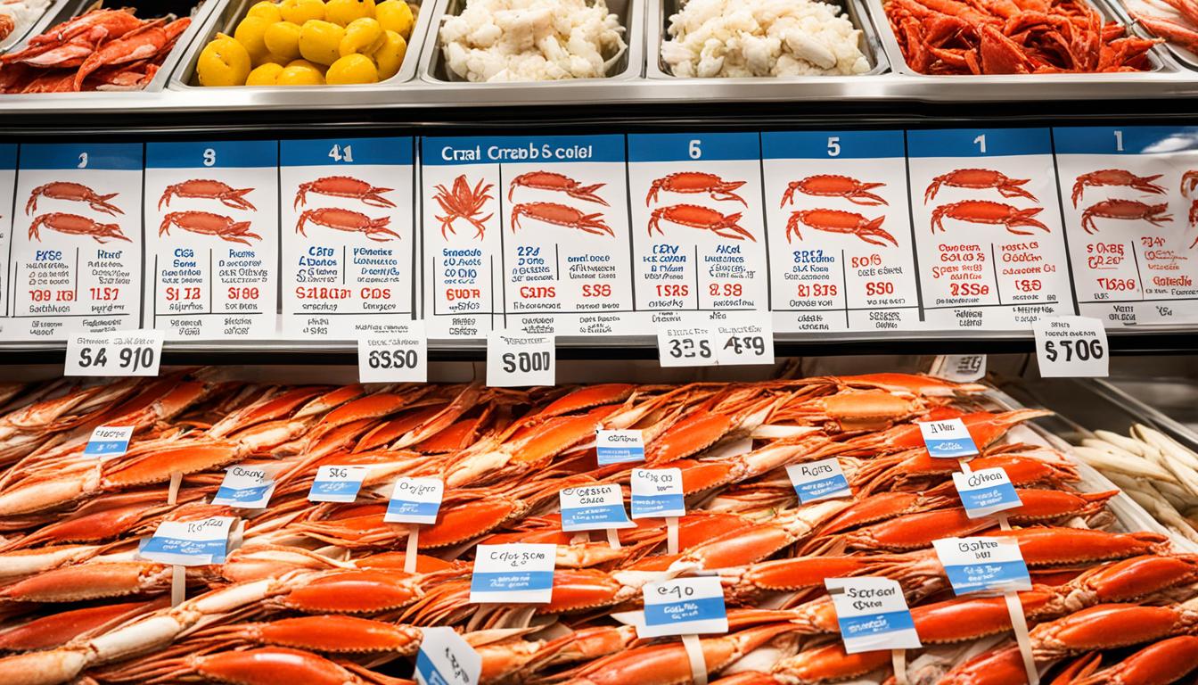 Crab Legs Price Guide at Grocery Stores