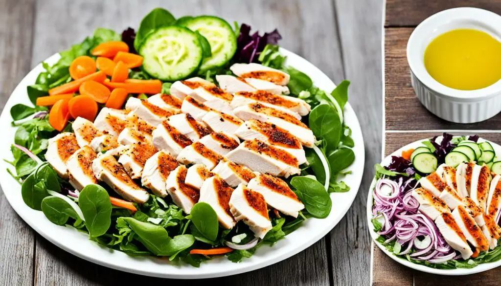 salad side dishes for chicken legs