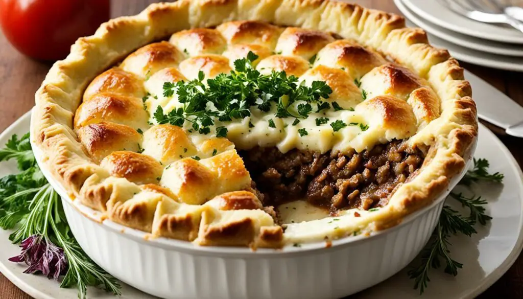 Mashed Potatoes with Meat Pie